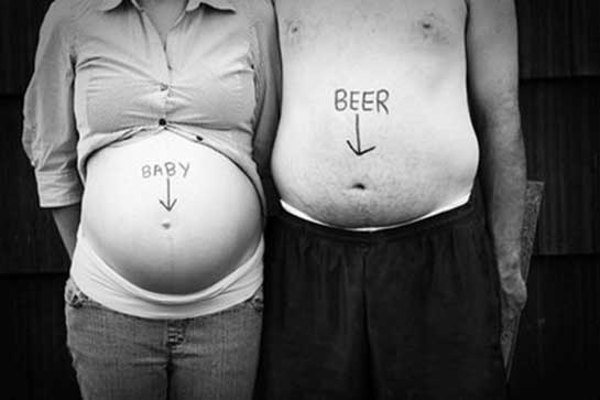Pregnant vs beer belly